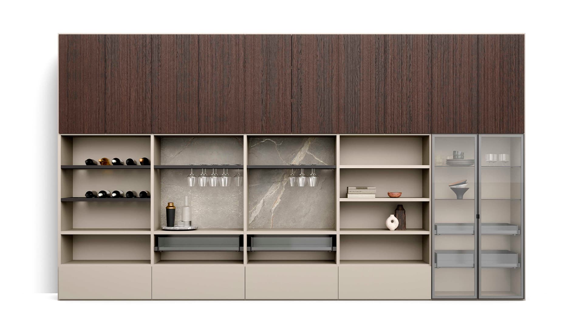 Novamobili Bookcase Wall 30