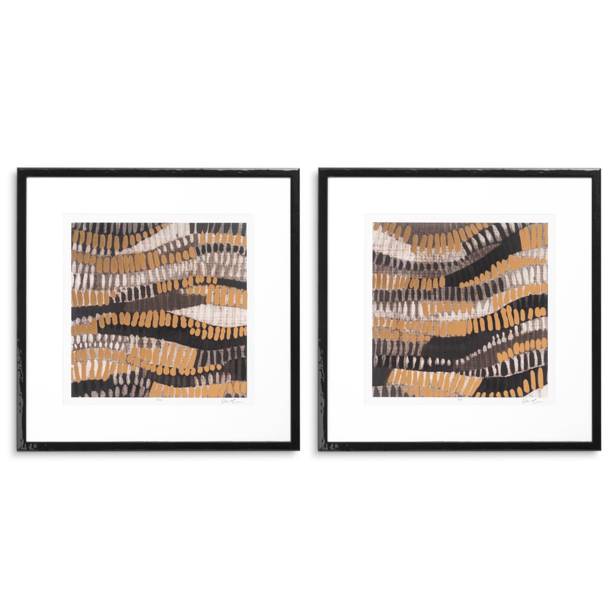 Eichholtz Print Metallic Undulation by June Erica Vess set 2