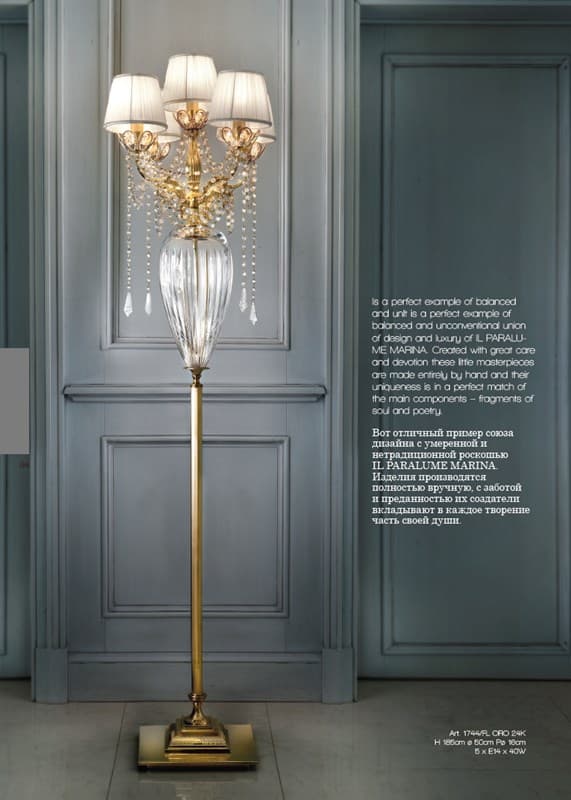 Il Paralume Marina 1744/FL ORO 24K