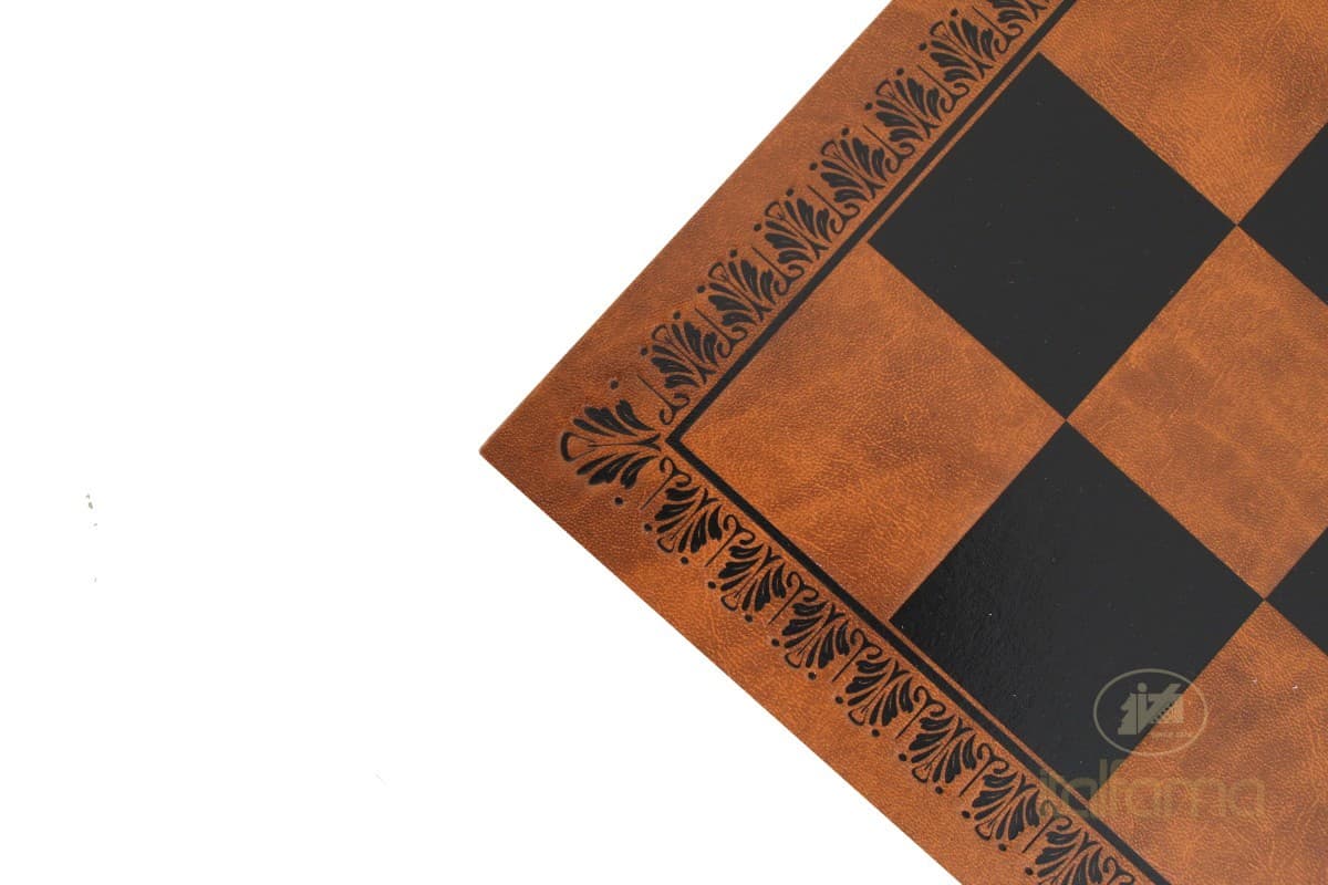 Italfama LEATHERETTE CHESSBOARD BROWN/BLACK COLOR