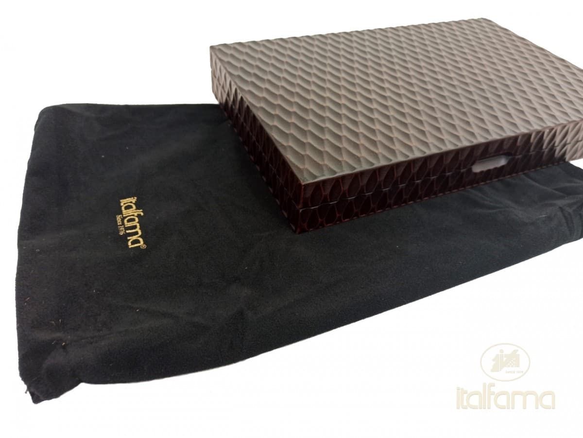 Italfama FOLDING WOODEN BACKGAMMON SET