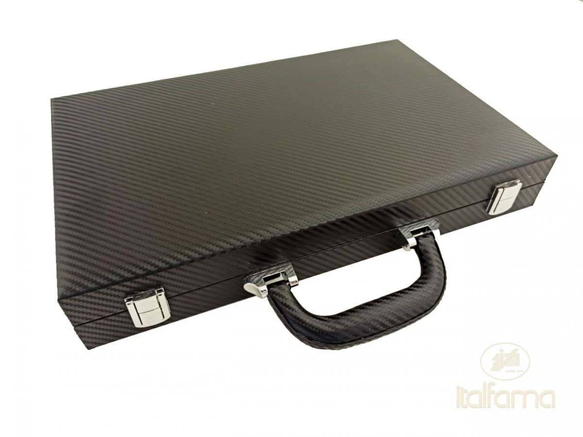 Italfama FOLDING LEATHERETTE BACKGAMMON SET