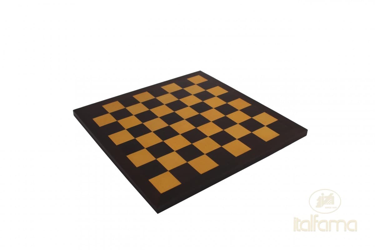 Italfama GENUINE LEATHER CHESSBOARD BLACK/MUSTARD