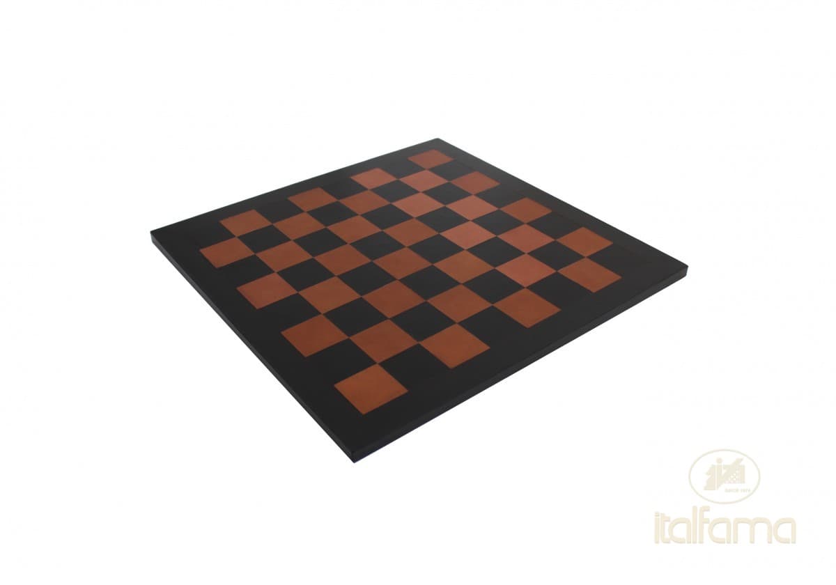 Italfama GENUINE LEATHER CHESSBOARD BLACK/BROWN