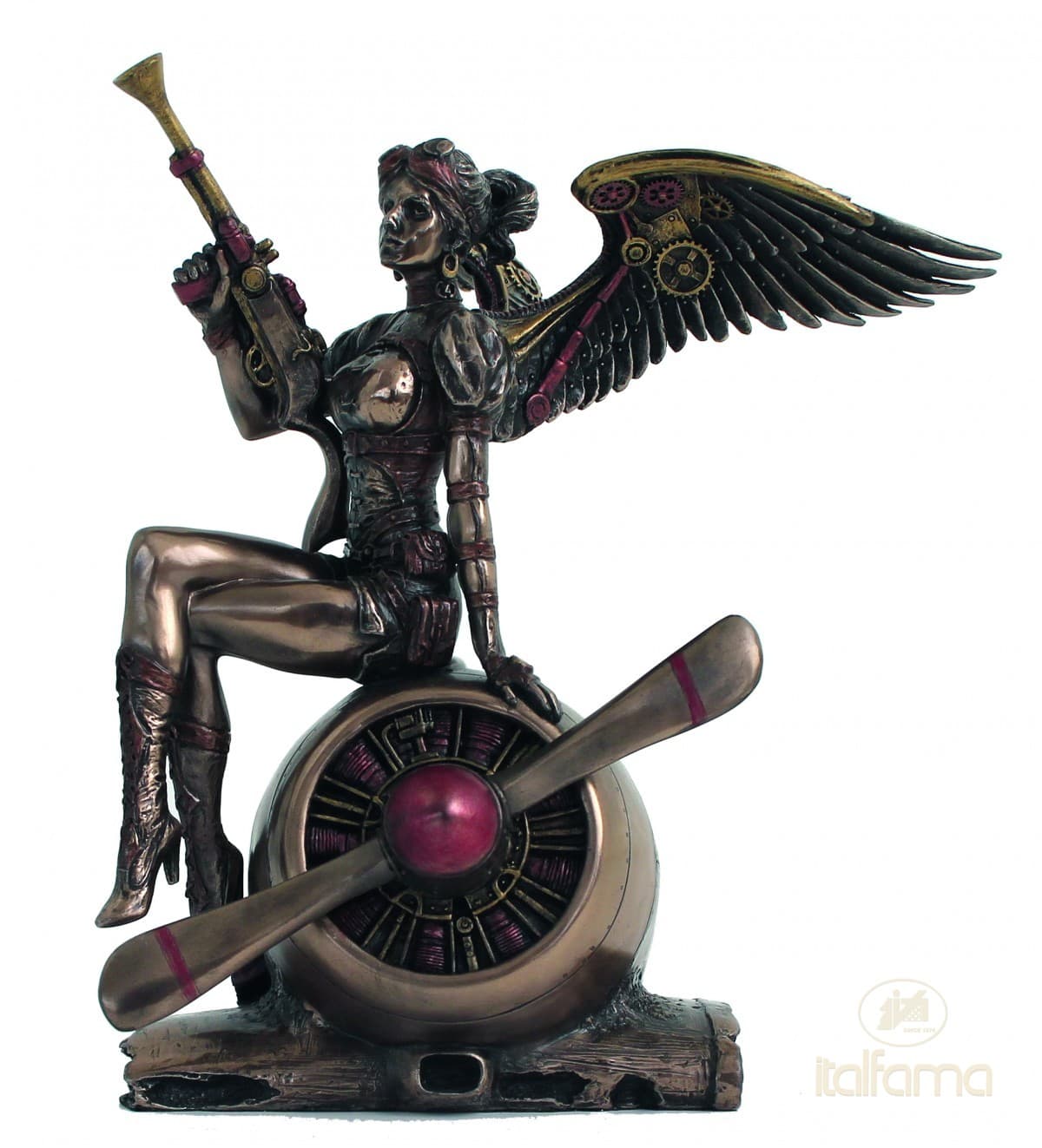 Italfama WINGED WOMAN ON PROPELLER