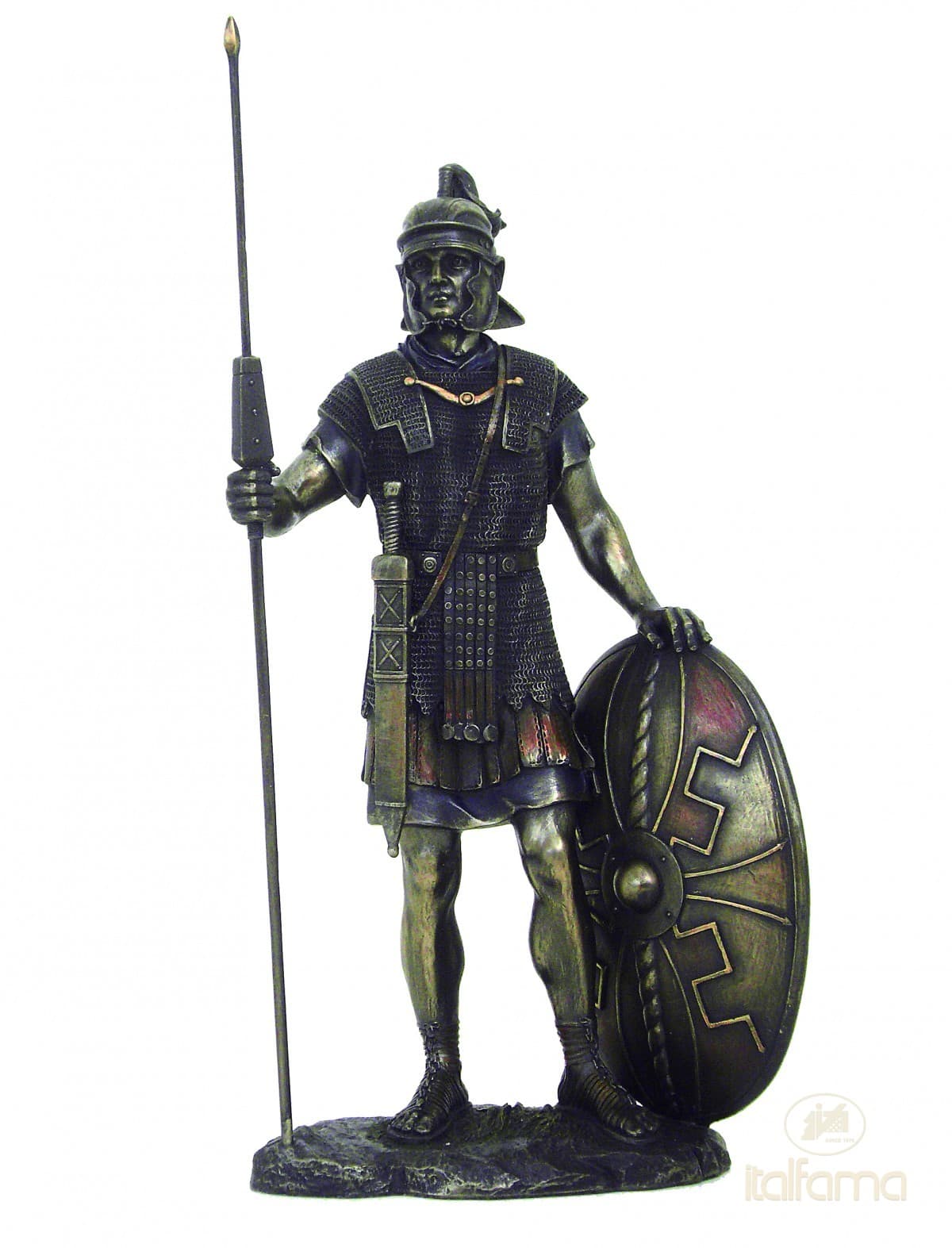 Italfama ROMAN SOLDIER WITH OVAL SHIELD
