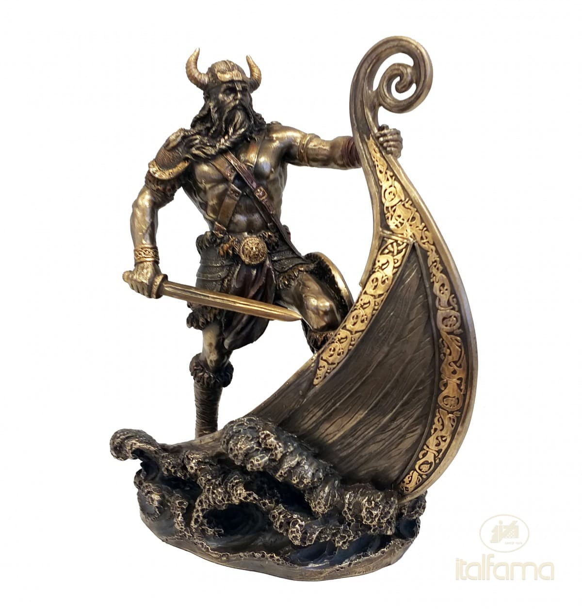 Italfama VIKING WARRIOR ON DRAKKAR