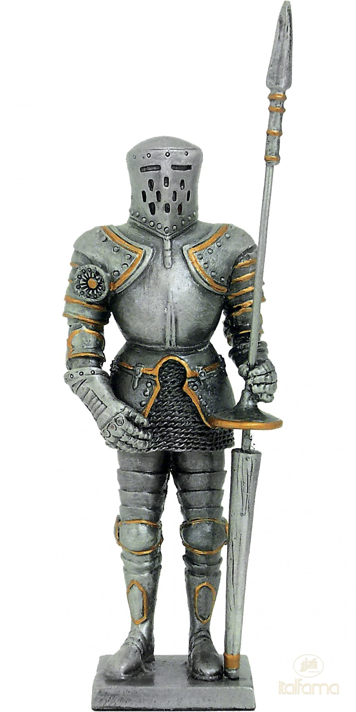 Italfama MEDIEVAL ARMOR WITH LANCE