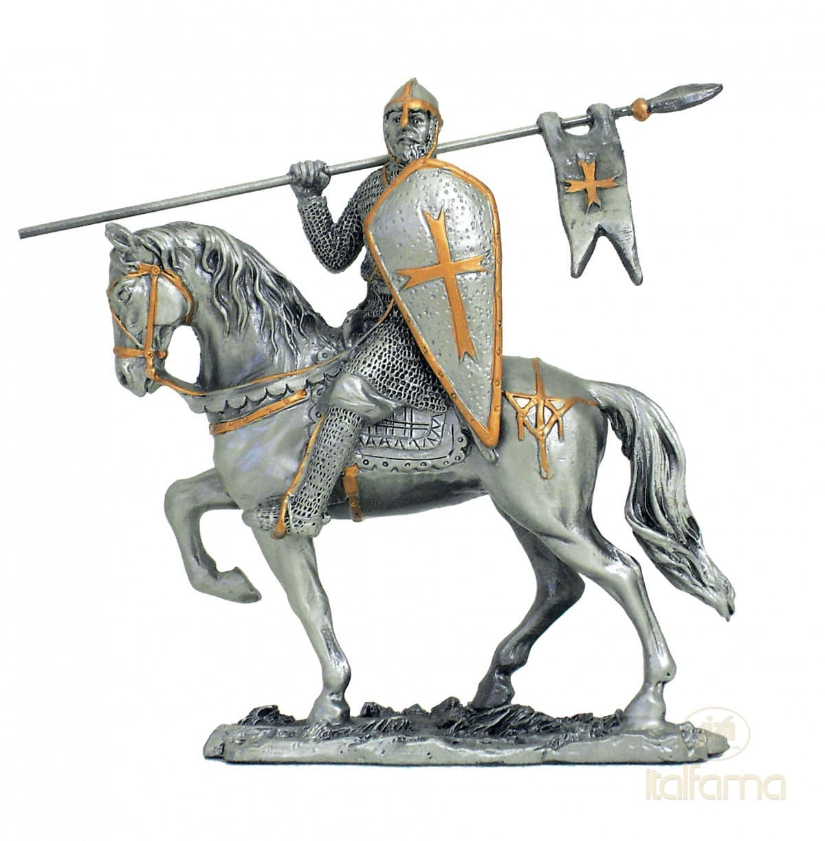 Italfama CRUSADER KNIGHT WITH SHIELD