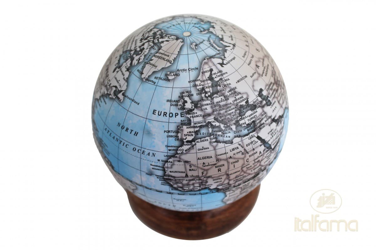 Italfama GLOBE celeste map removable wooden base