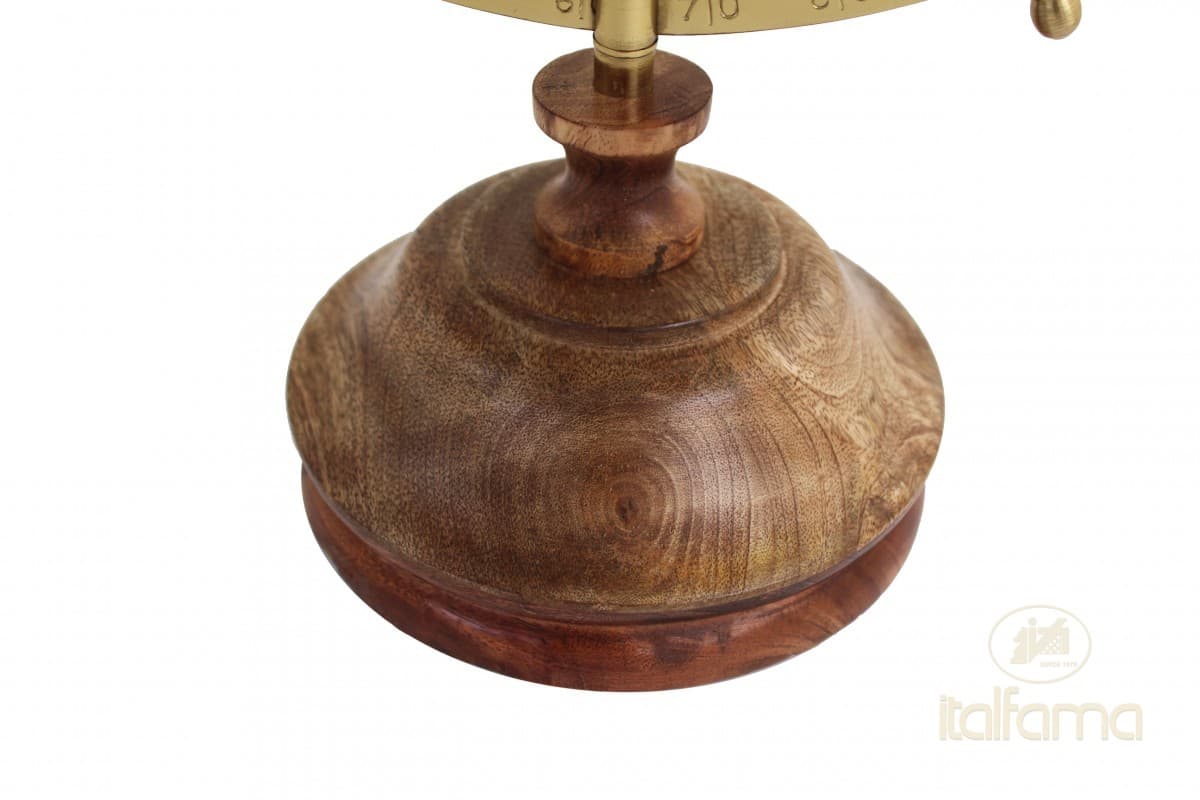 Italfama GLOBE modern map wooden base