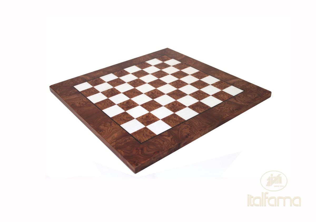 Italfama ELM BRIAR WOOD CHESSBOARD