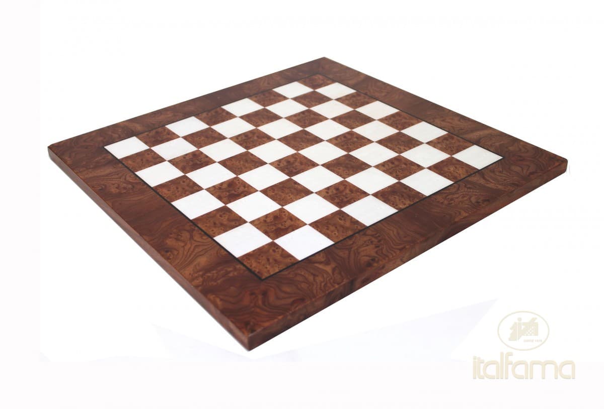 Italfama ELM BRIAR WOOD CHESSBOARD