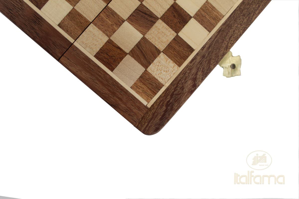 Italfama (1° size) MAGNETIC WOODEN FOLDING CHESS SET