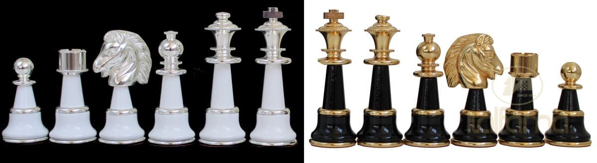 Italfama STAUNTON XL SET (black/white version)