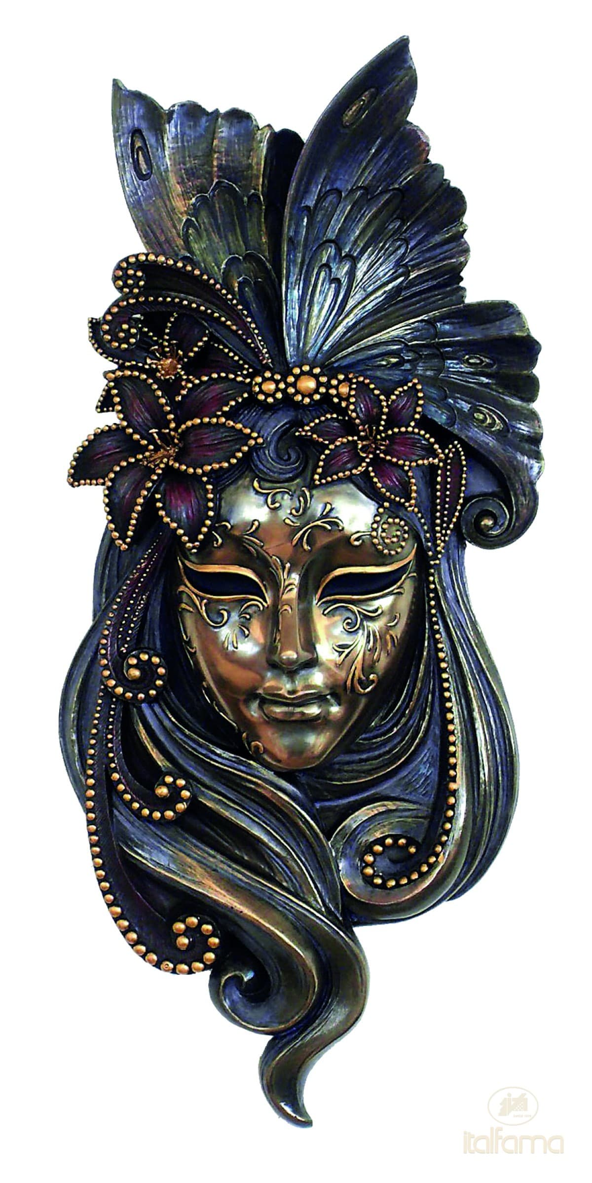 Italfama VENETIAN MASK "LILY"