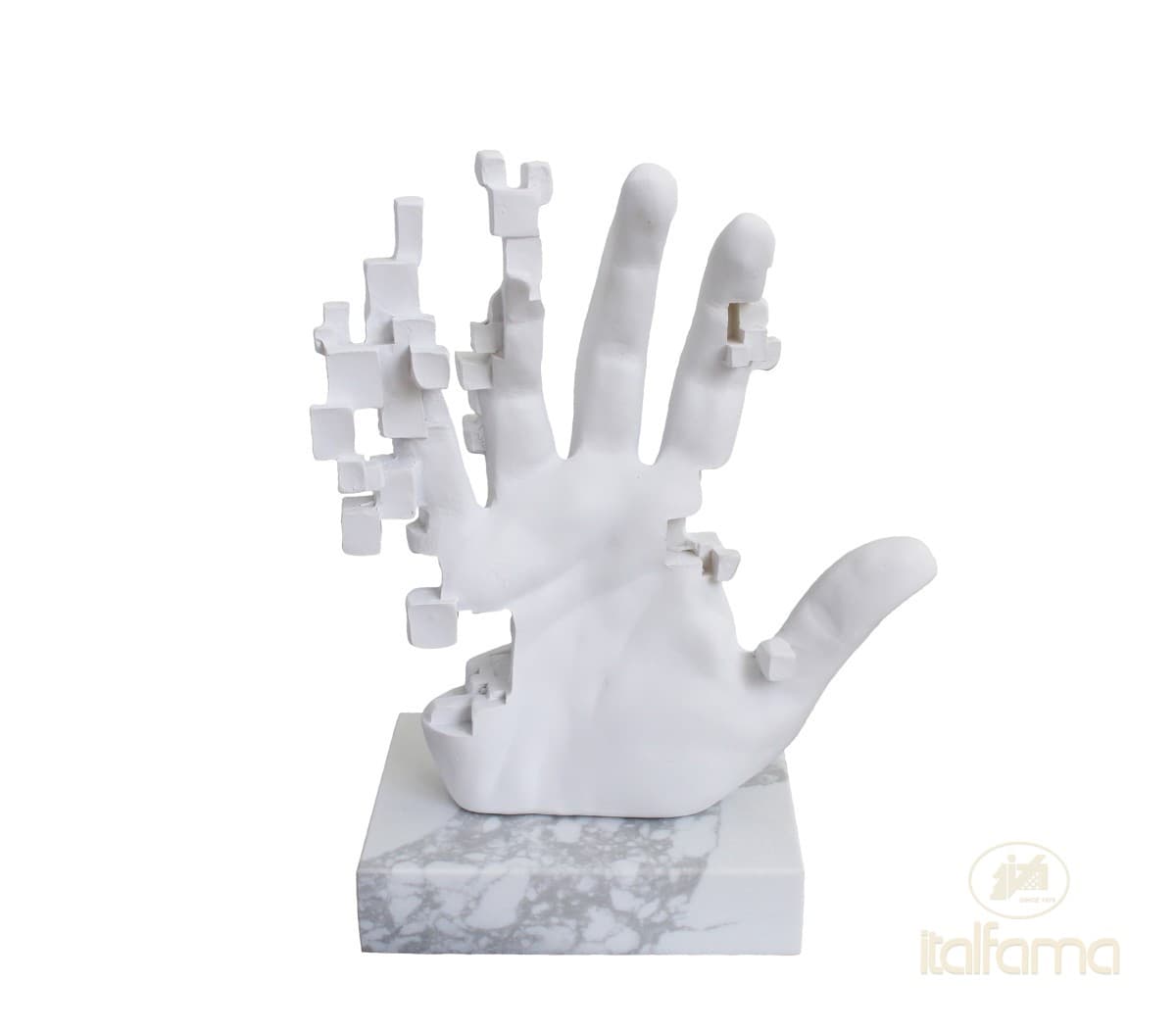 Italfama PIXEL HAND (white marble base)