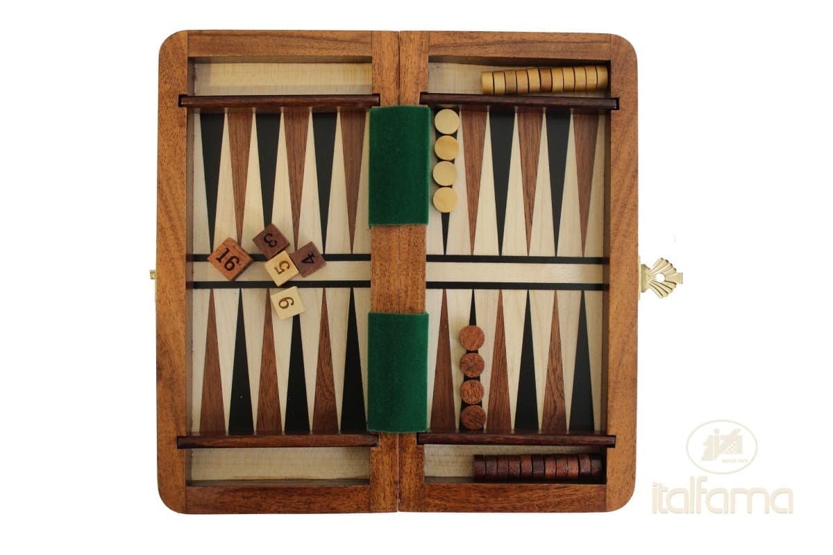 Italfama (2°size) "PREMIUM QUALITY" MULTIGAME WOODEN FOLDING MAGNETIC SET