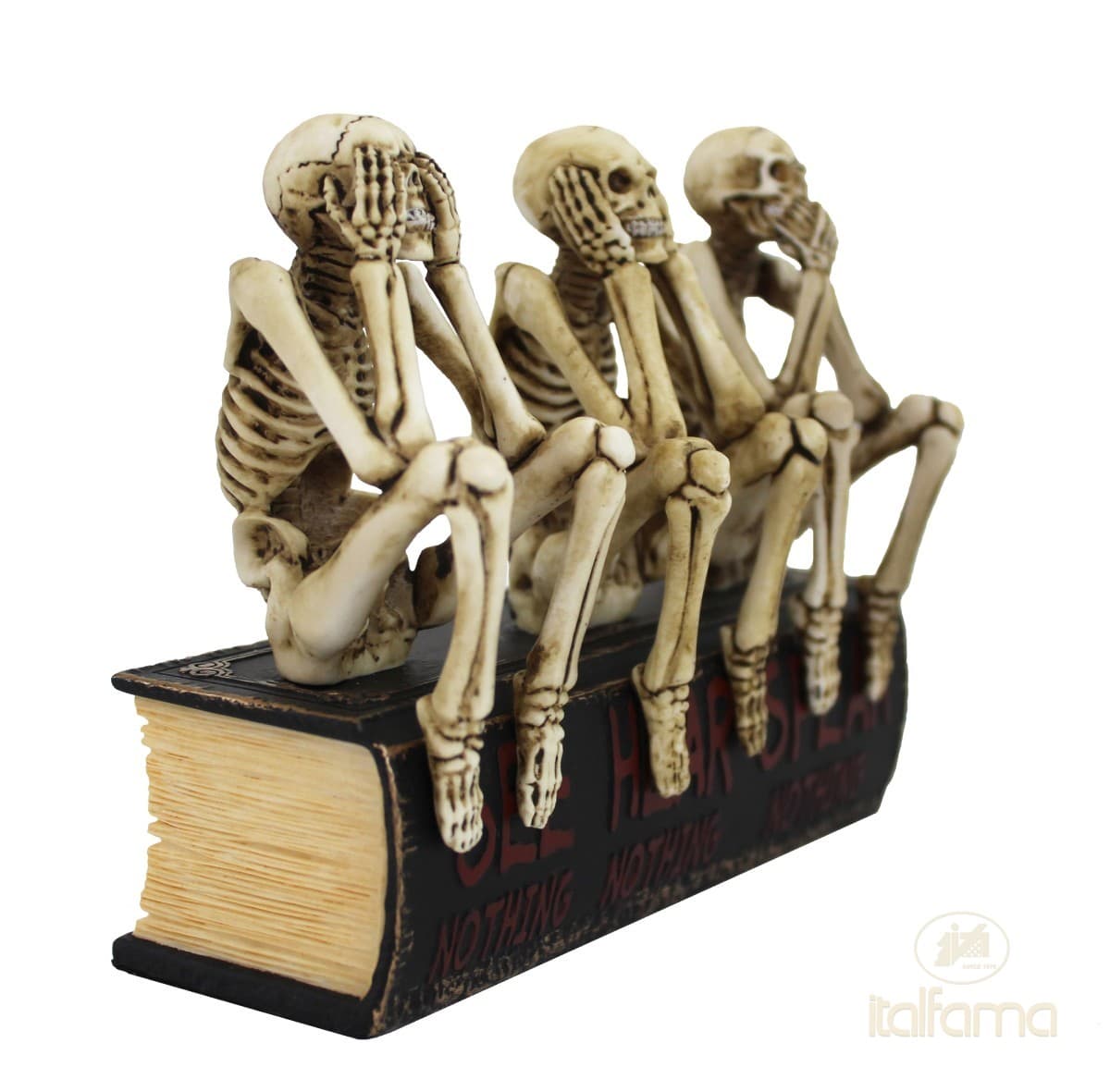 Italfama "SEE NO EVIL, HEAR NO EVIL, SPEAK NO EVIL" SKELETONS