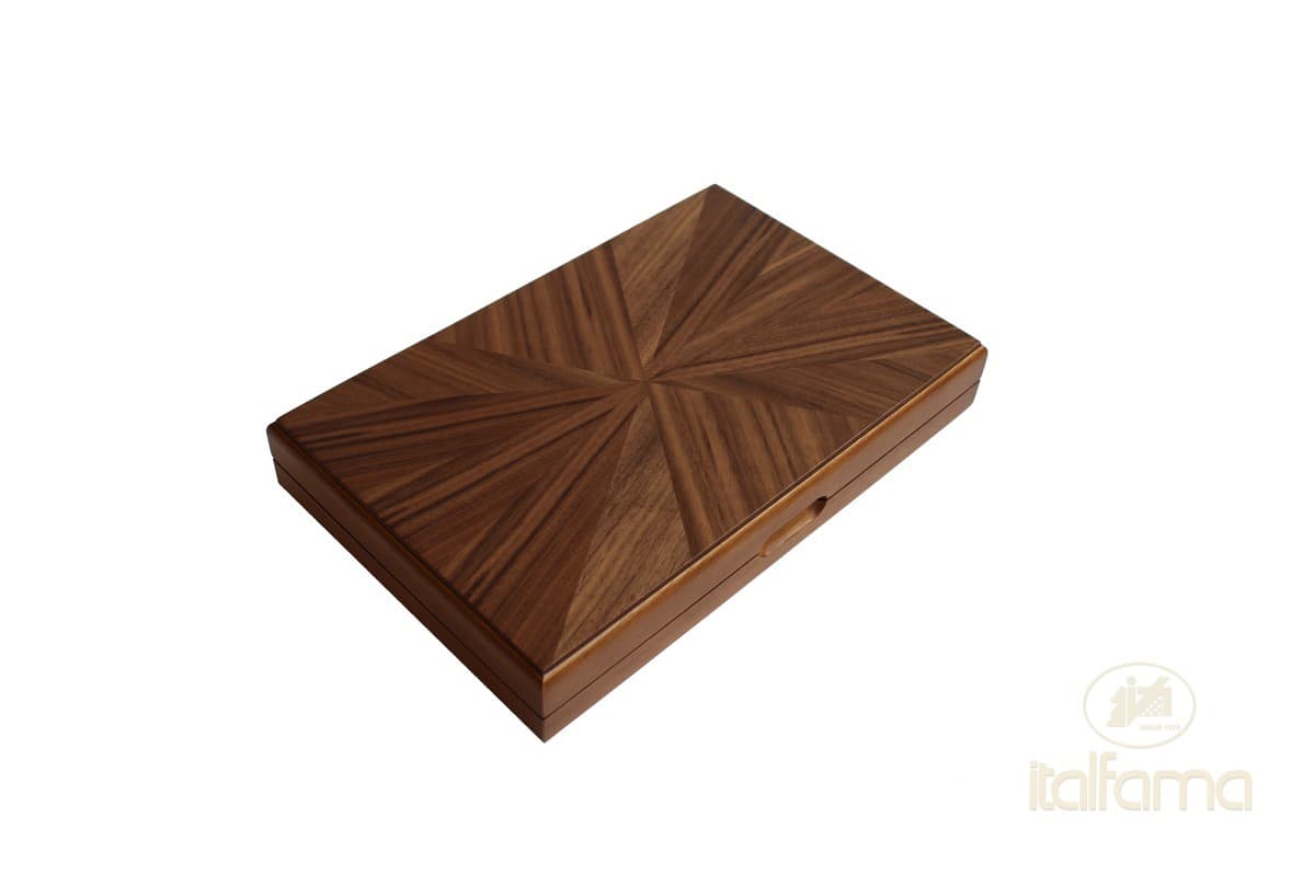 Italfama FOLDING WOODEN BACKGAMMON SET