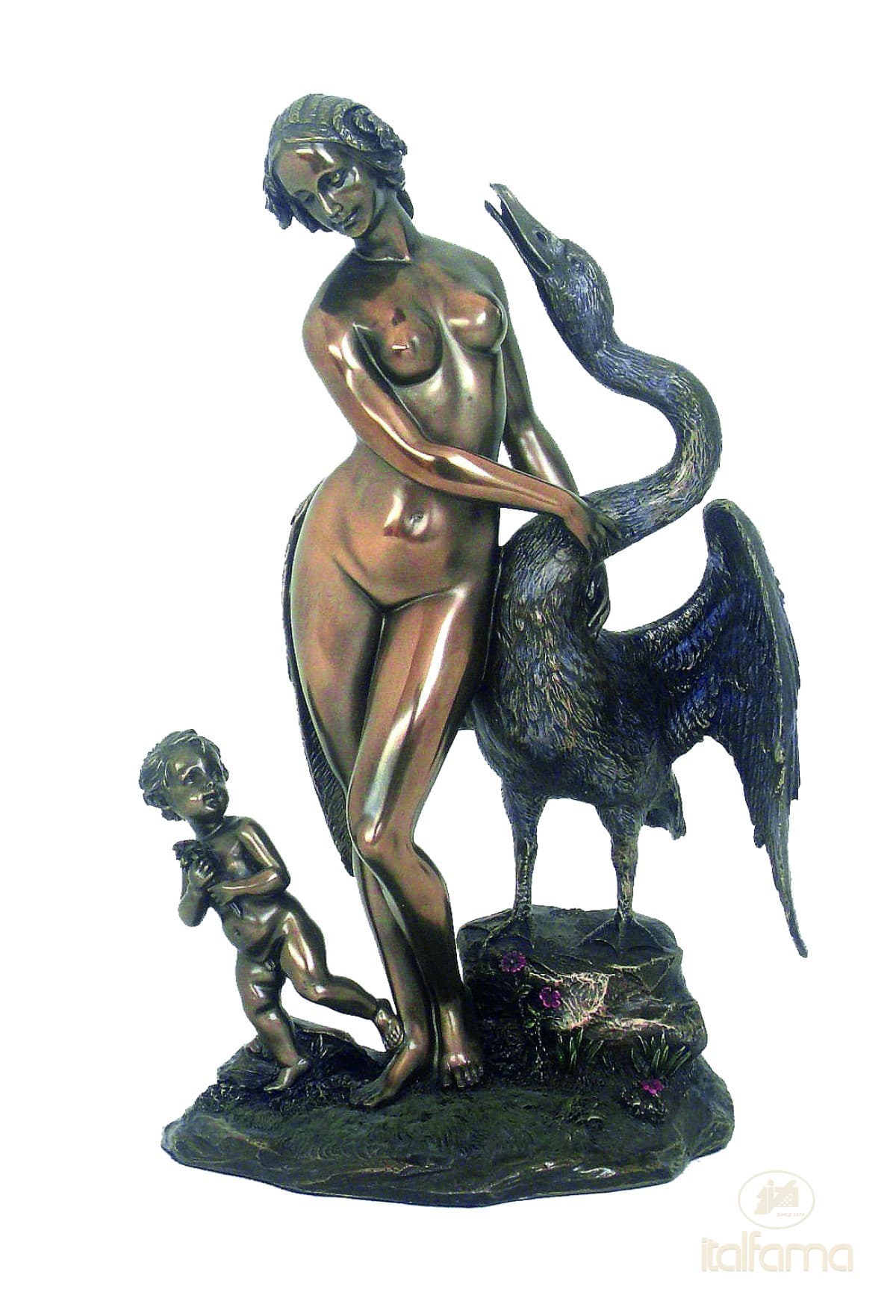 Italfama LEDA WITH THE SWAN by Leonardo da Vinci