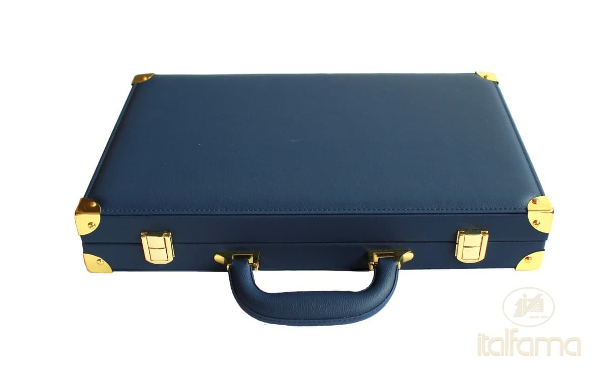 Italfama FOLDING LEATHERETTE BACKGAMMON SET