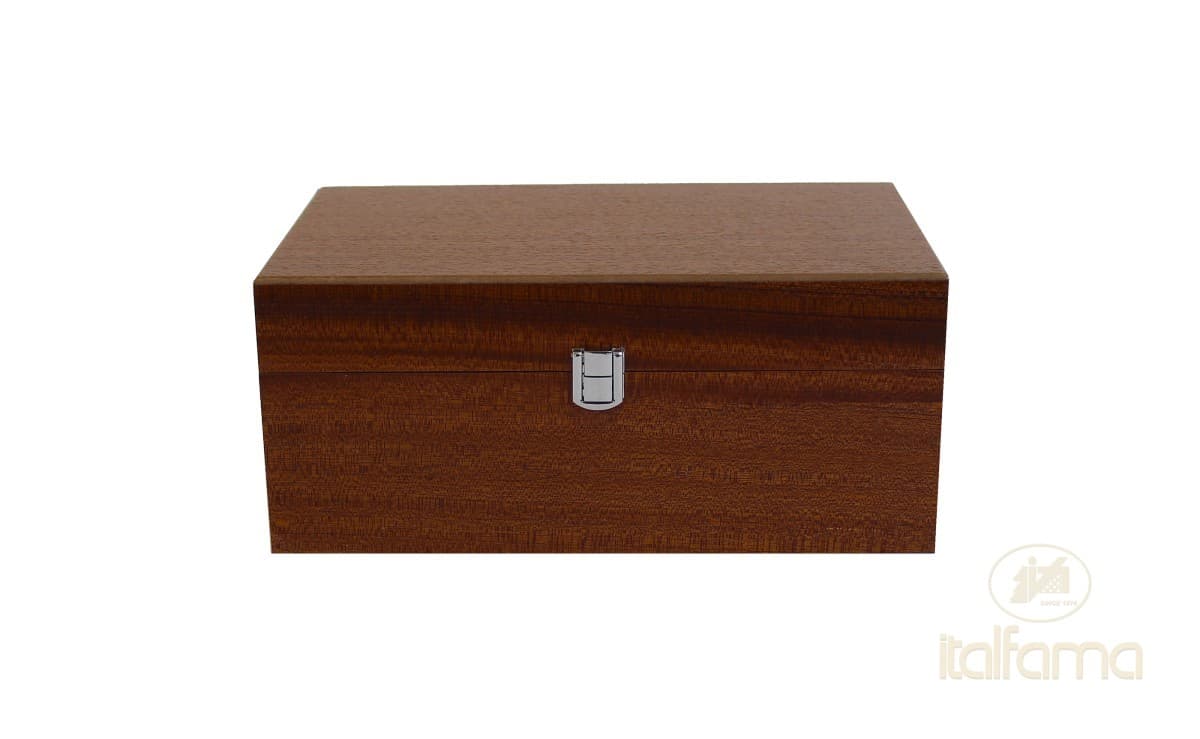 Italfama MOGANY WOODEN CHESS BOX