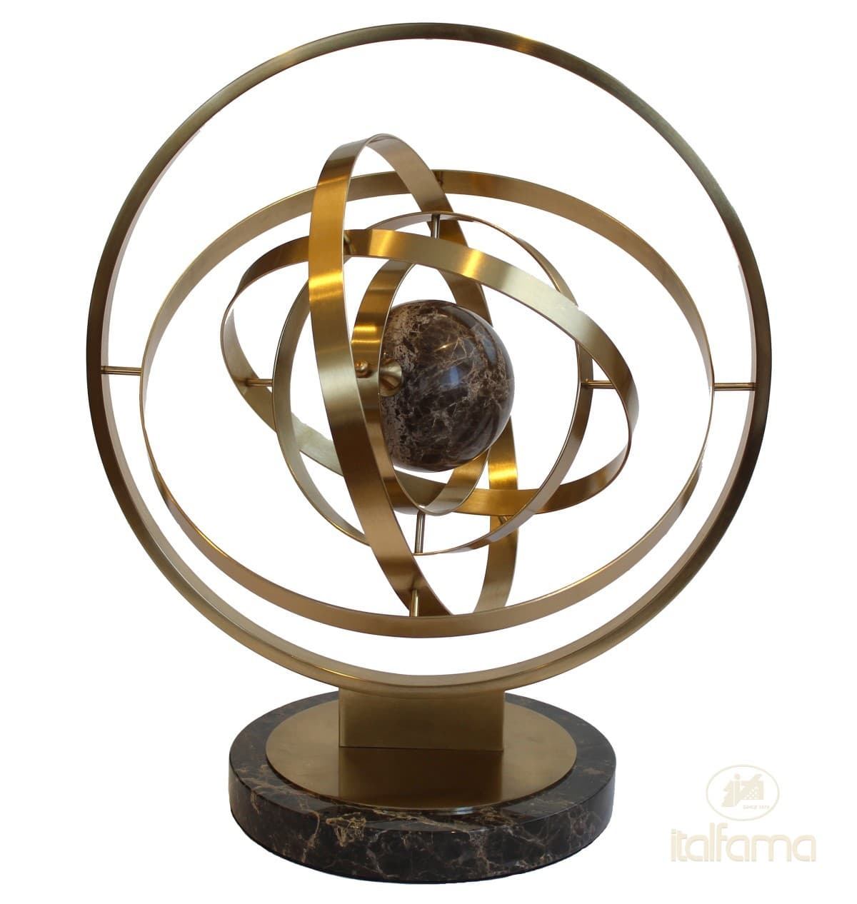 Italfama ELEGANCE GLOBE brass finishing, marble base