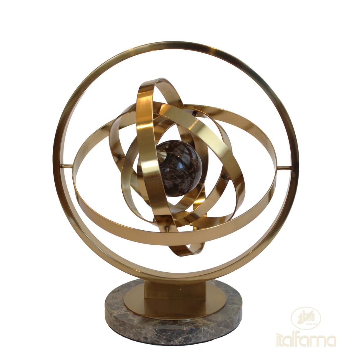 Italfama ELEGANCE GLOBE brass finishing, marble base