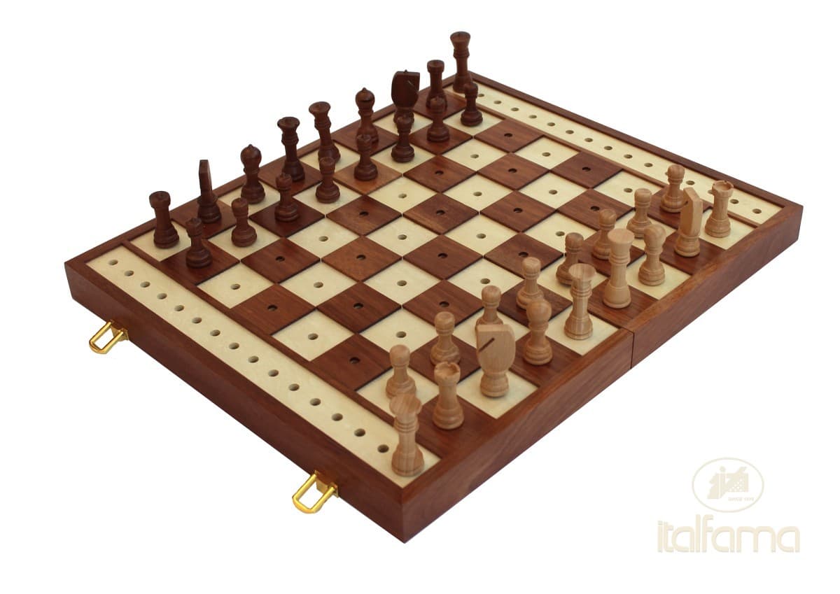 Italfama INTERLOCKING CHESS SET FOR BLIND