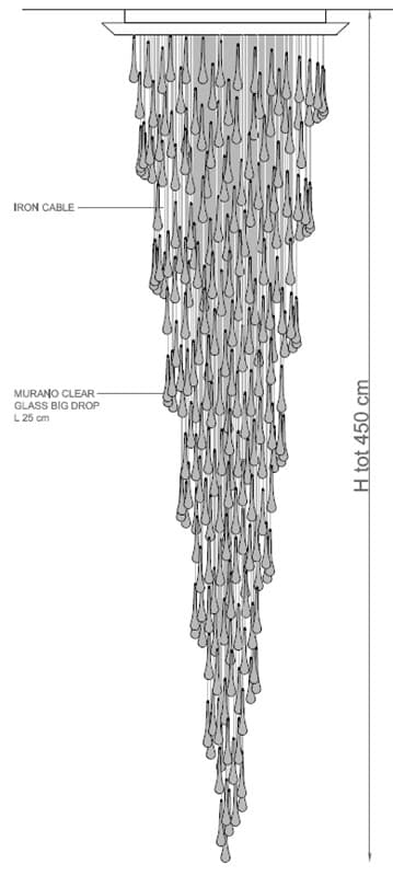 Il Paralume Marina 1810 special D138 cm