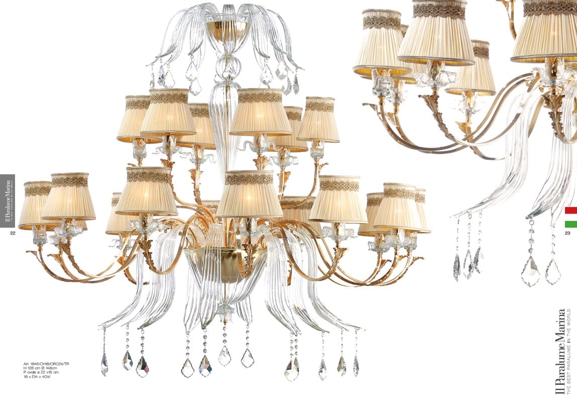 Il Paralume Marina 1845/CH18/ORO24/TR