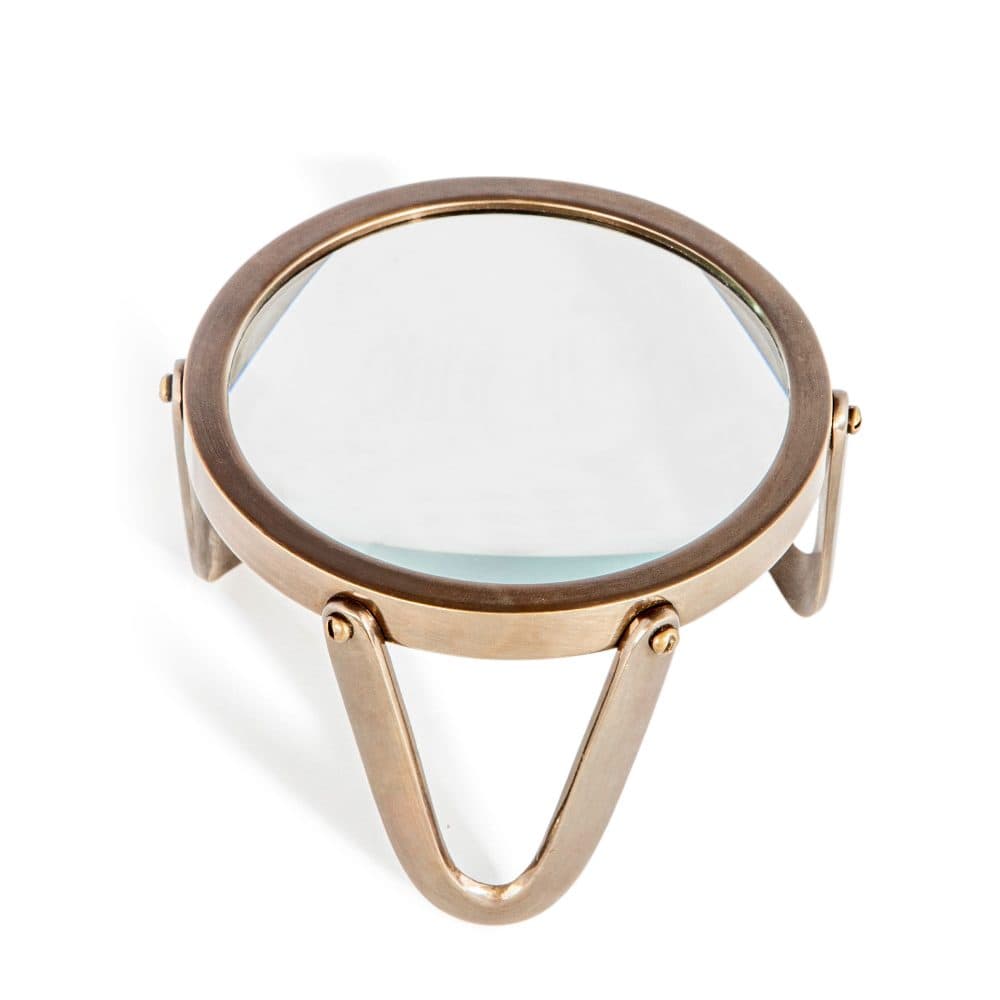 Authentic Models Desk Magnifier 4″, Brass