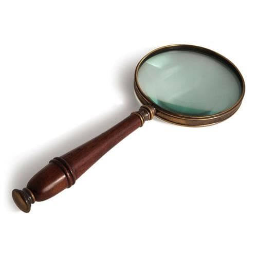 Authentic Models Magnifying Glass, Bronzed