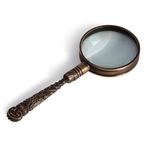 Authentic Models Rococo Magnifier, Bronze