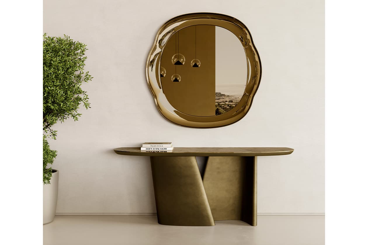 Eforma ACHILLE CONSOLE glass top