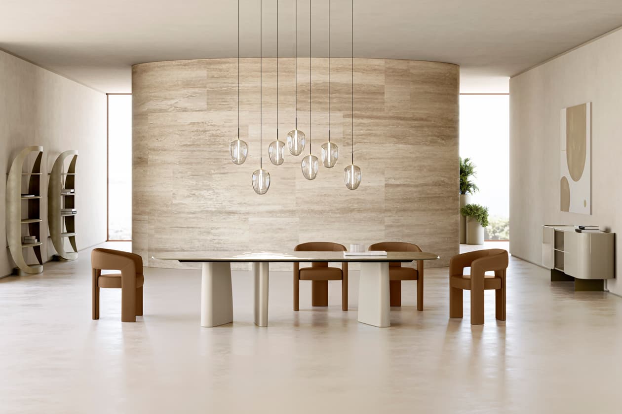 Eforma ALBERT glass top