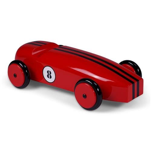 Authentic Models Wood Car Model, Red