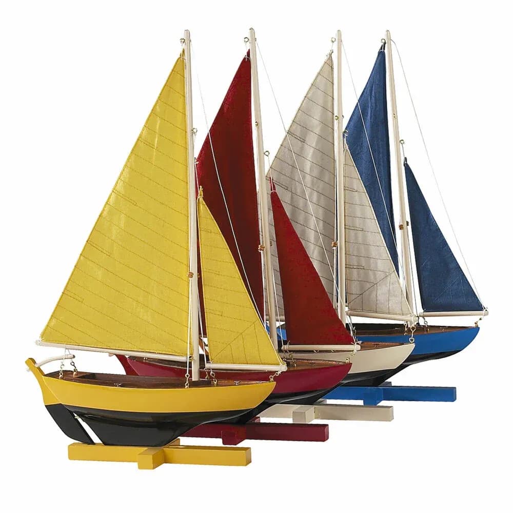Authentic Models Sunset Sailors, Set Of 4