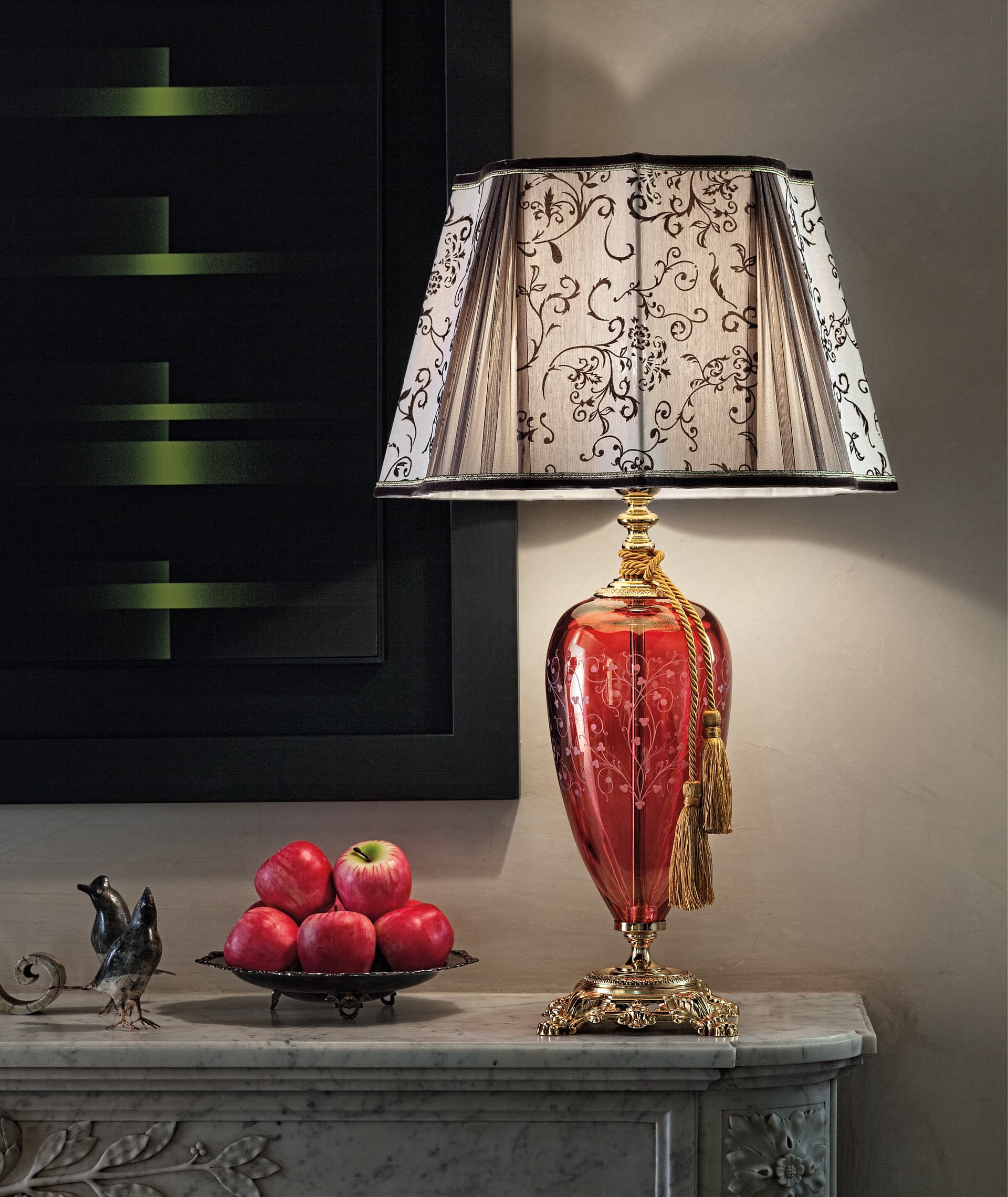 Euroluce Light of Italy Aida LG1 Rubino
