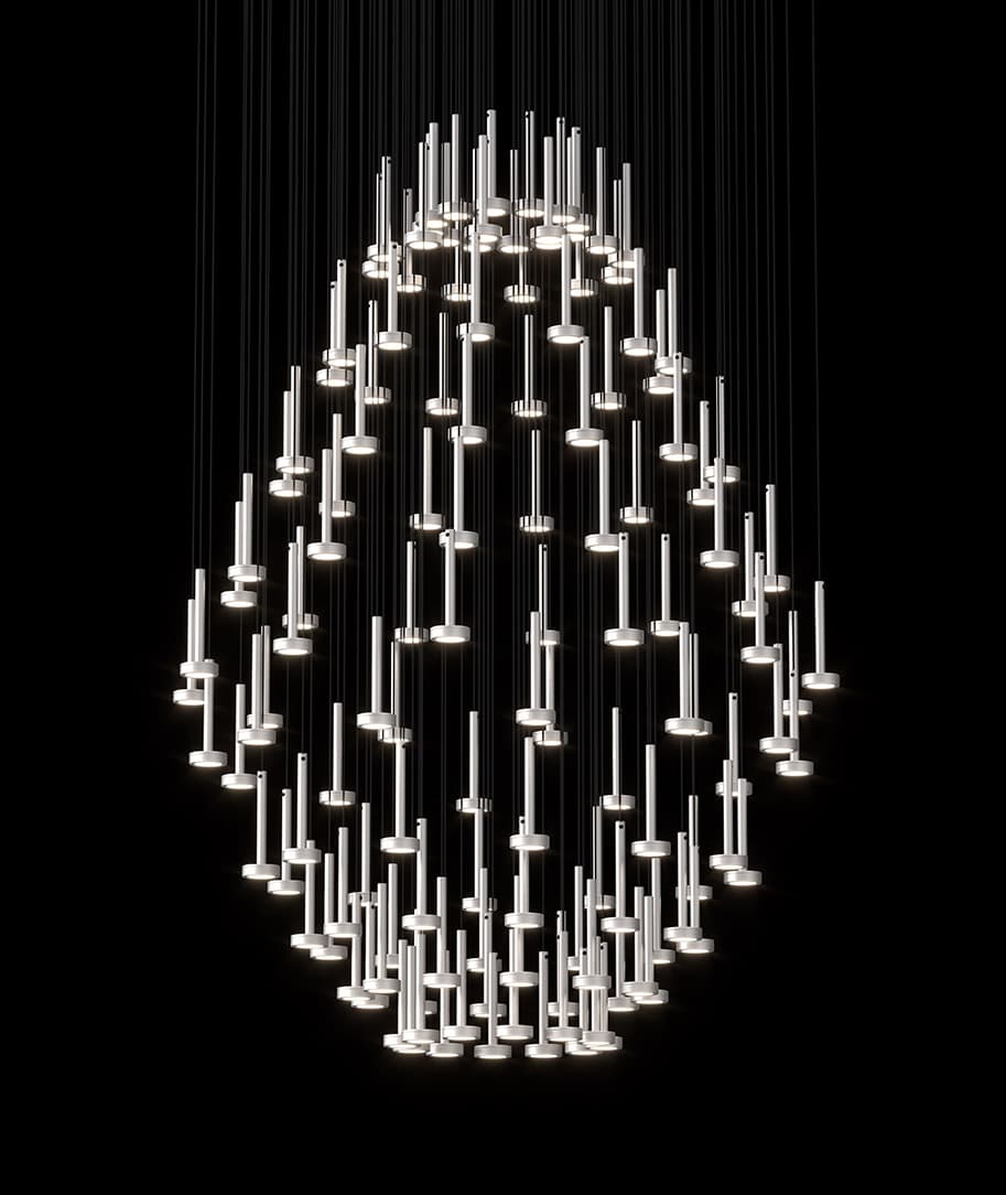 Euroluce Light of Italy Astral Chandelier 133