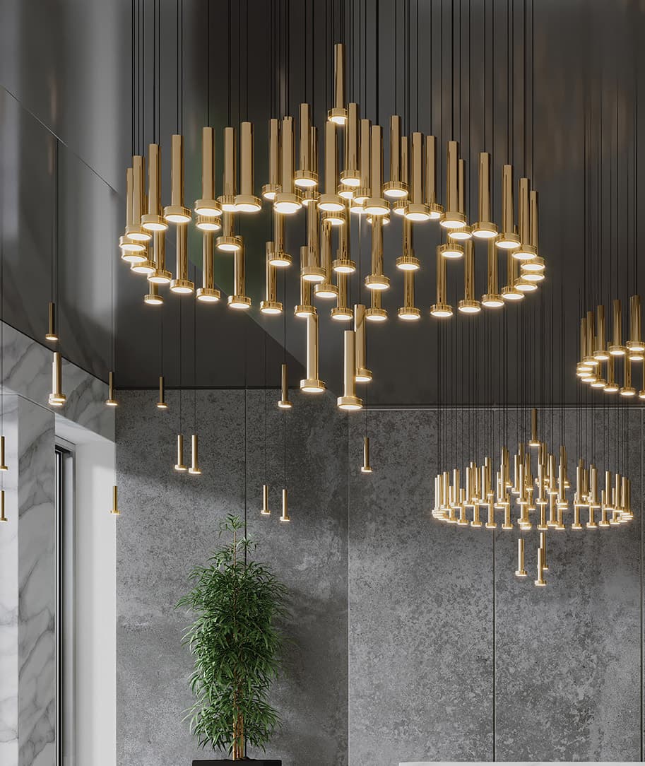 Euroluce Light of Italy Astral Chandelier 52