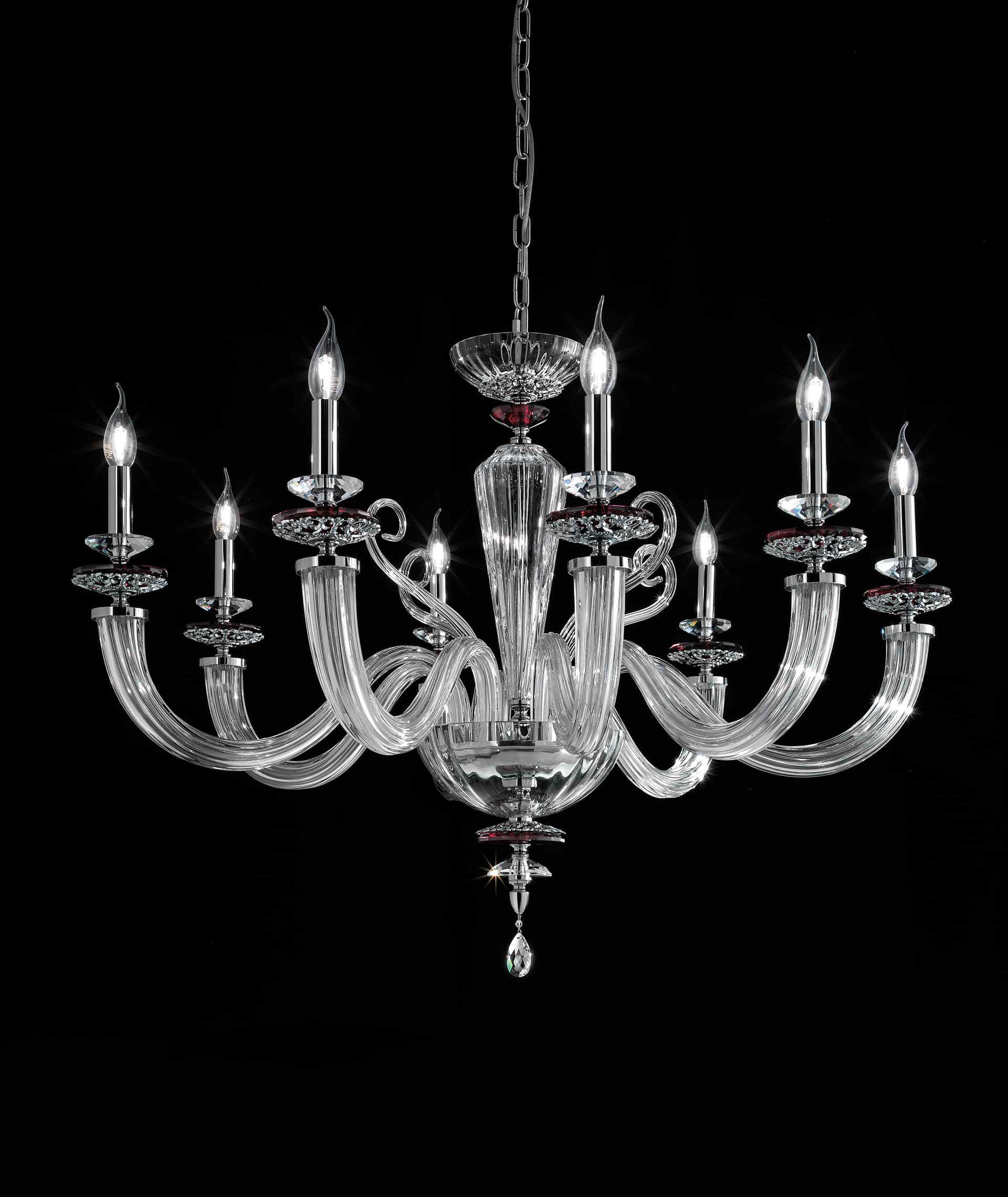Euroluce Light of Italy Atalia L8 Chrome
