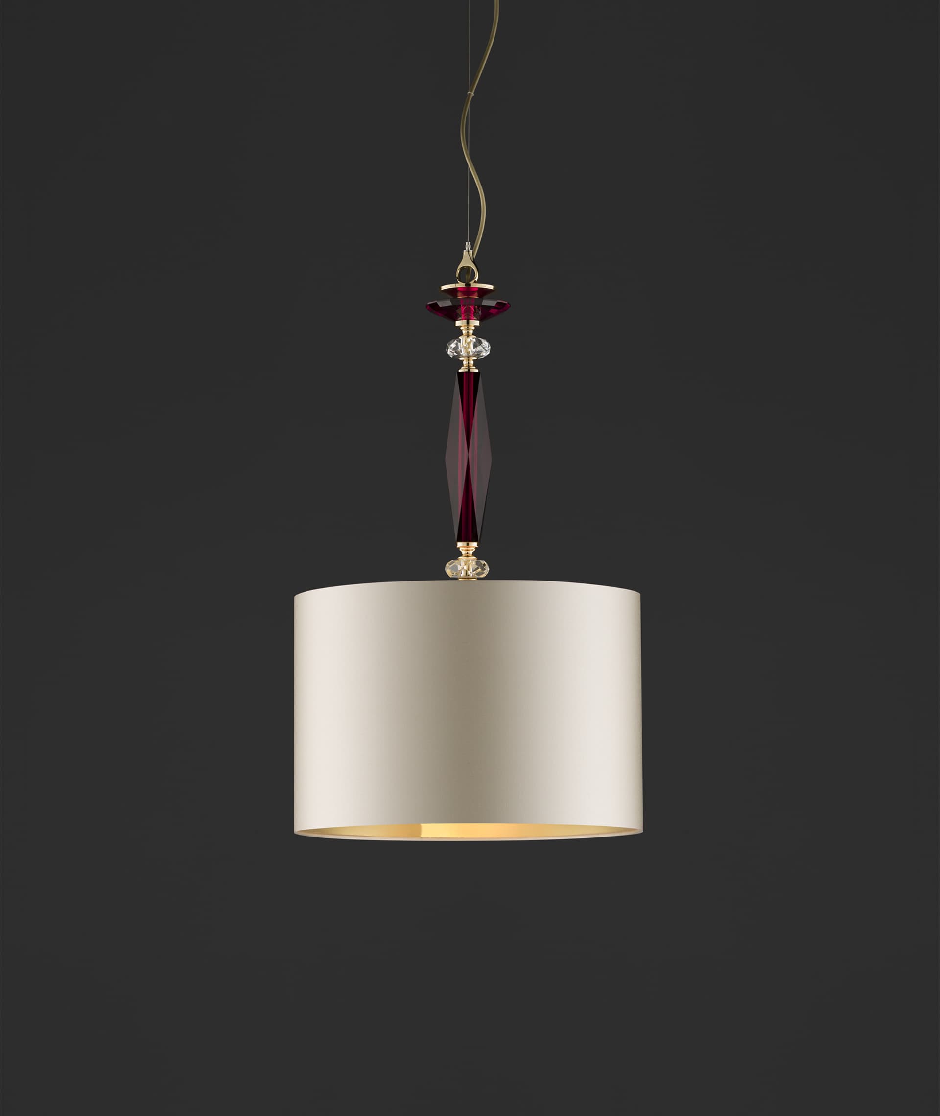 Euroluce Light of Italy Aurora S1 Shade Ruby