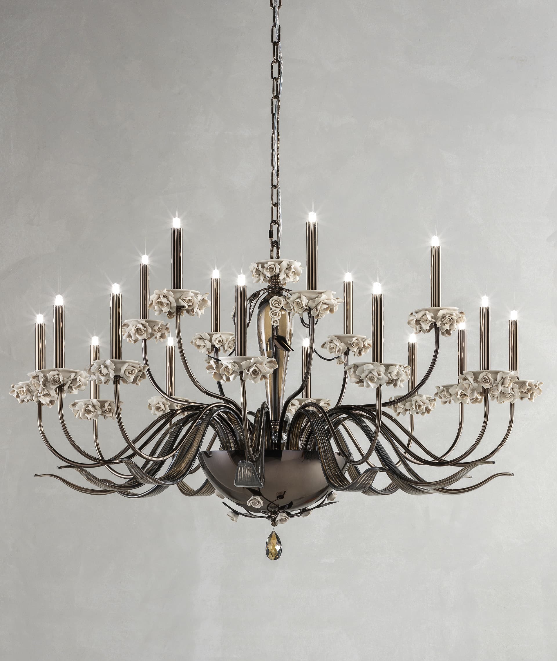 Euroluce Light of Italy Bora L12+6 Bronze