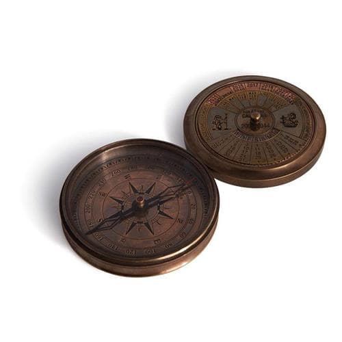Authentic Models 40-Year Calander Comp, Brass