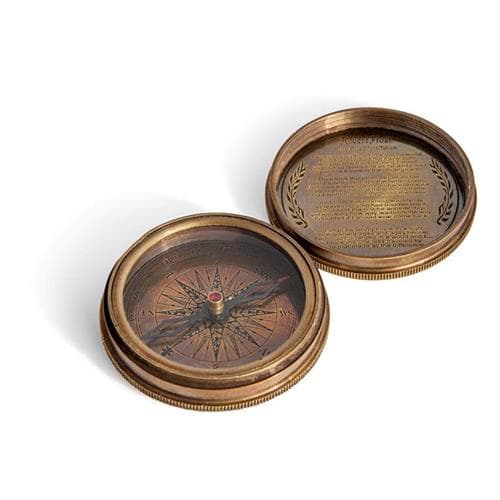 Authentic Models Antique Pocket Compass