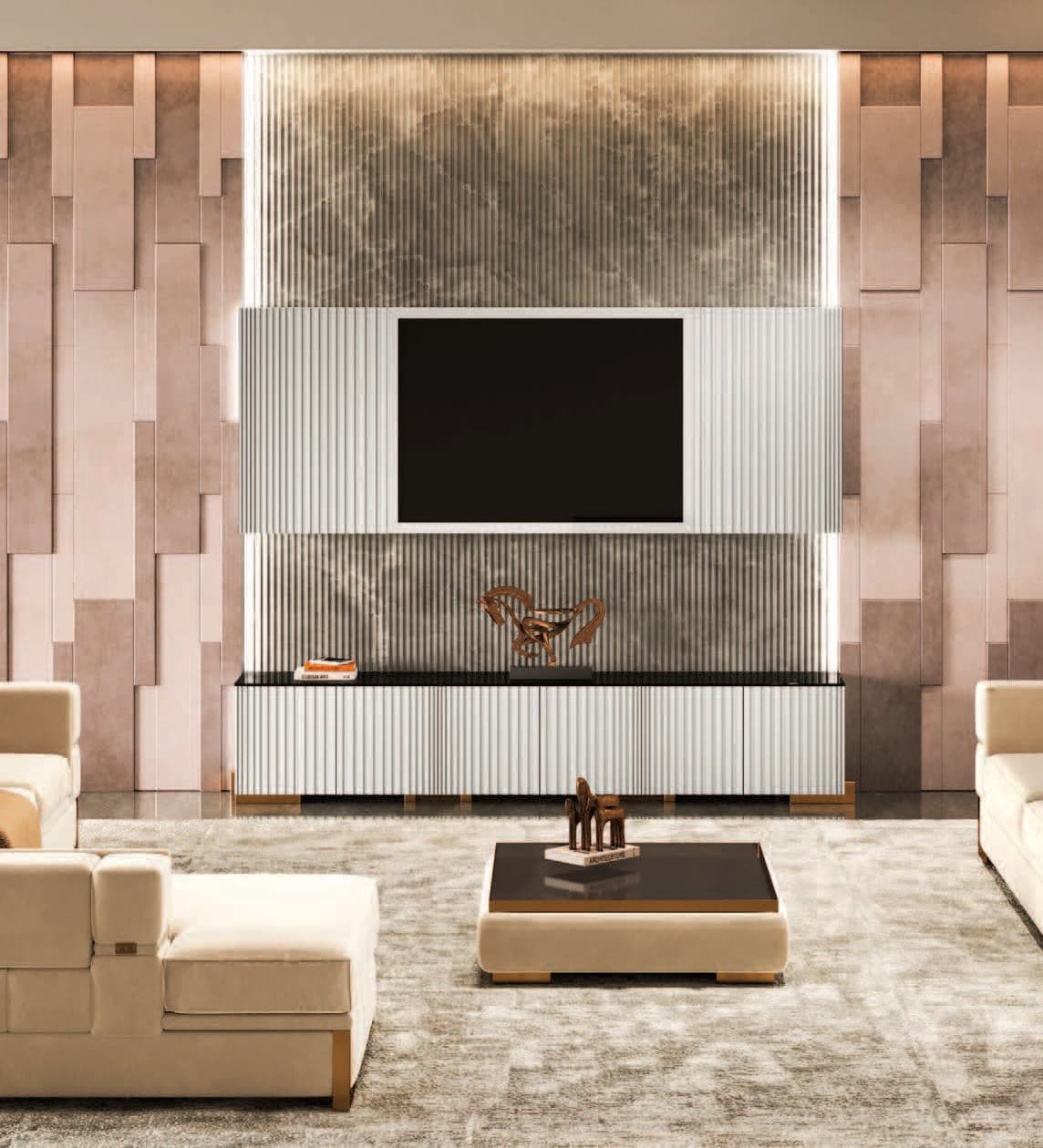 Epoque by Egon Furstenberg Condrite TV Stand