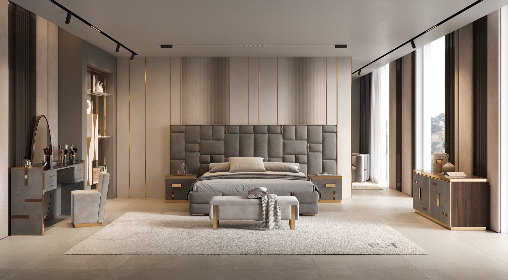 Epoque by Egon Furstenberg Cromo Plus Bed