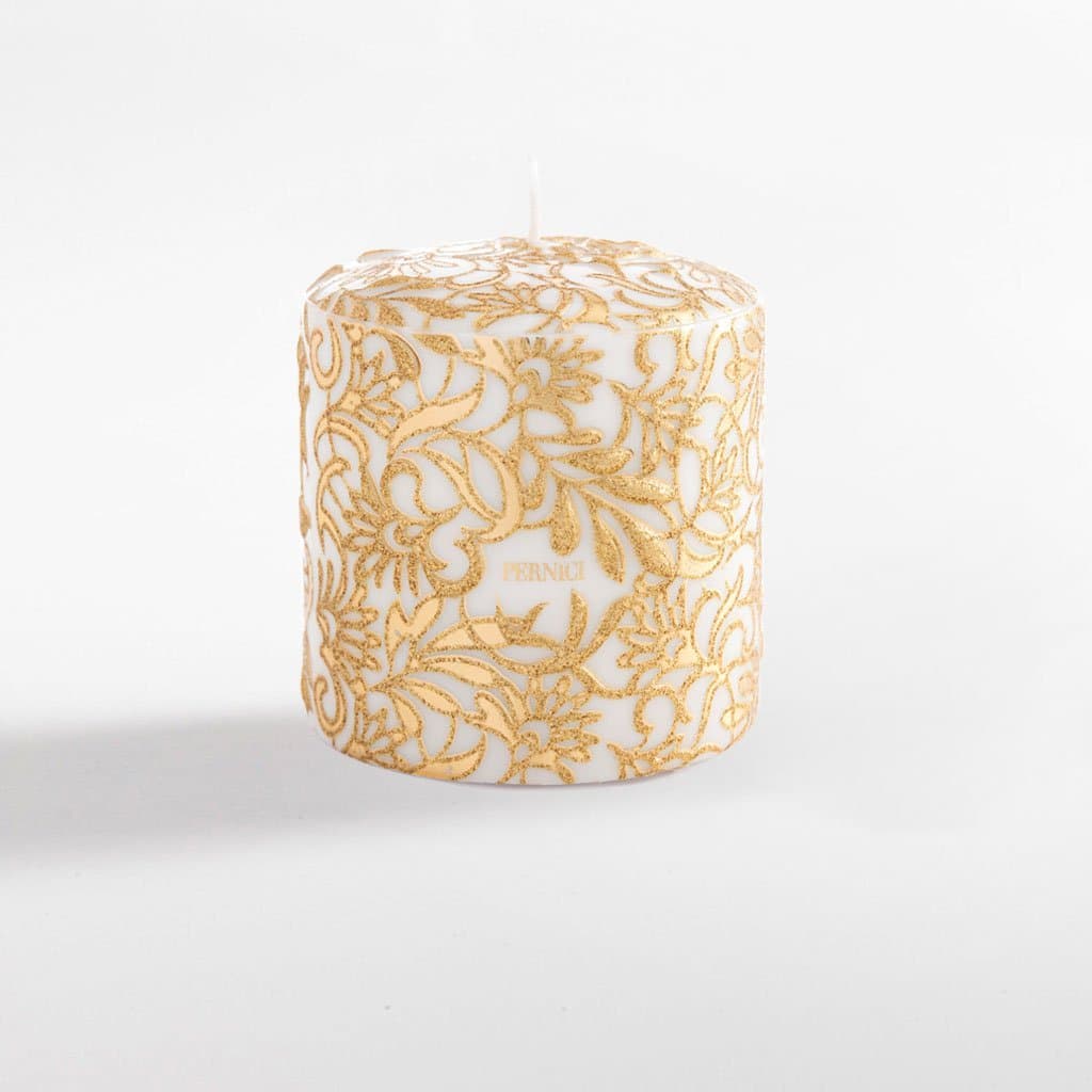 Cereria Pernici Fleurs Ivory Candle